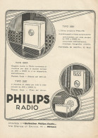 Radiofonografo Di Lusso PHILIPS - Pubblicità D'epoca - Advertising - Reclame