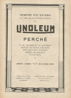 Società Del LINOLEUM - Pubblicità D'epoca - Advertising - Pubblicitari