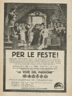 La Voce Del Padrone - Per Le Feste! - Pubblicità D'epoca - Advertising - Pubblicitari