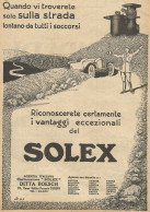 Carburatore SOLEX - Pubblicità D'epoca - Advertising - Pubblicitari