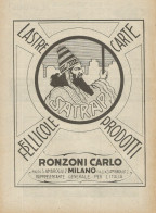 Prodotti Fotografici SATRAP - Ronzoni Carlo - Pubblicità D'epoca - Advert. - Pubblicitari