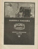 Magneti Marelli - Illustrazione - Pubblicità D'epoca - Advertising - Pubblicitari