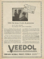 VEEDOL Lubrificante Che Resiste Al Calore - Pubblicità D'epoca - Advertis. - Publicités