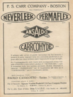 F. S. CARR COMPANY - Boston - Pubblicità D'epoca - Advertising - Publicités