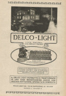 Delco-Light Luce Propria Con Mezzi Propri - Pubblicità D'epoca - Advertis. - Advertising