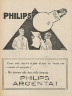 Lampade PHILIPS Argenta - Pubblicità D'epoca - Advertising - Advertising