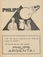 Lampade PHILIPS Argenta - Pubblicità D'epoca - Advertising - Pubblicitari