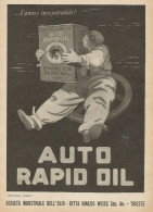 Auto Rapid Oil - Illustratore Maga - Pubblicità D'epoca - Advertising - Publicidad