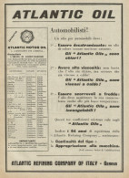 Atlantic Motor Oil - Pubblicità D'epoca - Advertising - Pubblicitari