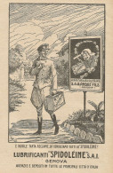 Lubrificanti Spidolèine - Genova - Illustrazione - Pubblicità D'epoca - Advertising