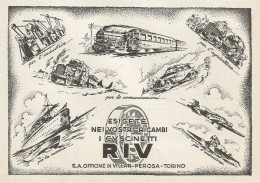 RIV Cuscinetti Per L'aviazione - Pubblicità 1937 - Advertising - Werbung