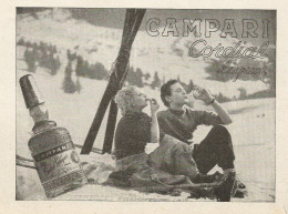 Campari Cordial Liquor - Pubblicità 1937 - Advertising - Advertising