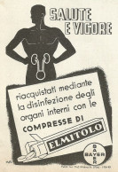 Salute E Vigore Con Elmitolo - Pubblicità 1938 - Advertising - Pubblicitari