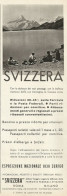 Svizzera - Esposizione - Riduzioni Ferroviarie - Pubblicità 1938 - Advert. - Publicités