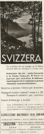 Svizzera - Esposizione - Riduzioni Ferroviarie - Pubblicità 1938 - Advert. - Advertising