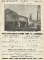 Motonave Augustus - Passeggeri Sul Ponte - Pubblicità 1928 - Advertising - Publicités