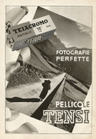 Pellicole Fotografiche TENSI - Pubblicità 1938 - Advertising - Publicités