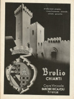 Casa Vinicola Ricasol - Frirenze - Pubblicità 1938 - Advertising - Publicités