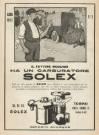 Carburatore SOLEX - Illustrazione Album N. 3 - Pubblicità 1928 - Advertis. - Publicités