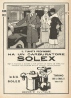 Carburatore SOLEX - Illustrazione Album N. 4 - Pubblicità 1928 - Advertis. - Publicités