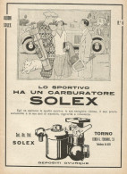 Carburatore SOLEX - Illustrazione Album N. 6 - Pubblicità 1928 - Advertis. - Publicités