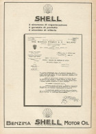 Benzina E Olio SHELL - Pubblicità 1928 - Advertising - Publicités