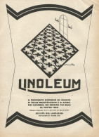 Società Del LINOLEUM - Illustrazione - Pubblicità 1928 - Advertising - Publicidad