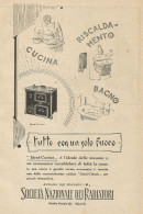 Società Nazionale Radiatori - Illustrazione - Pubblicità 1928 - Advertis. - Pubblicitari