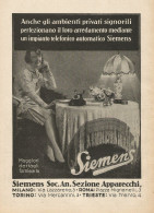 Società ERICSSON Italiana - Impianti Telefonici - Pubblicità 1928 - Advert - Advertising
