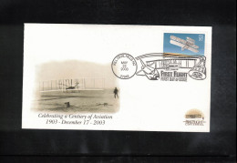 USA 2003 Space / Weltraum Celebrationg A Century Of Aviation Interesting Cover - Stati Uniti