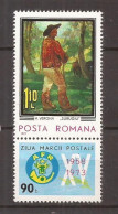 LP 834 Romania -1973-ZIUA MARCII POSTALE ROMANESTI - SURUGIU, Nestampilat N2 - Andere & Zonder Classificatie