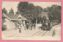 SAS0461  CPA  BEAUNE (Cote D'Or)  La Gare Du Tram Beaune-Ville - Arrivée De La Locomotive  ++++++ - Beaune