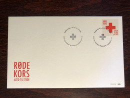 DENMARK FDC COVER 2014 YEAR RED CROSS HEALTH MEDICINE STAMPS - FDC