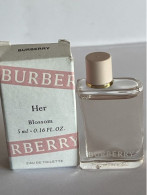 BURBERRY  ** HER BLOSSOM  **  TRES BELLE MINIATURE DE COLLECTION - Modern (ab 1961)