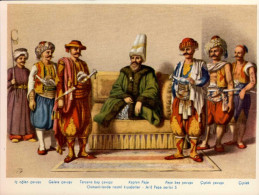 OFFICIAL COSTUMES OF THE OTTOMANS  ( ABOUT  1825 )  N ° 7   _ FORMAT : 16 CM. X 12.5 CM. - Autres & Non Classés