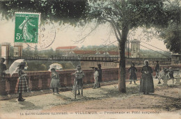 D8477 Villemur Promenade Et Pont Suspendu - Autres & Non Classés