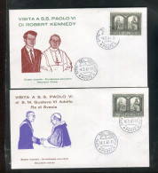 "VATIKAN" 1967, 2 Sonderbriefe (A1213) - Popes