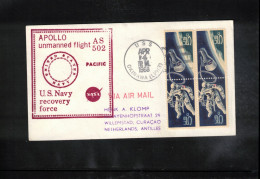 USA 1968 Space / Weltraum Apollo Unmanned Flight AS 502 - US Navy Recovery Force Ship USS Okinawa Interesting Cover - Estados Unidos