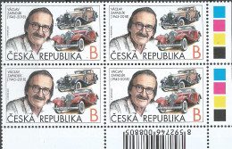 **4x  1104 Czech Republic Cars (Zapadlik) 2021 - Neufs