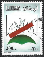 Lebanon 1994. Scott #510 (U) Environmental Protection, Stop Fires - Liban