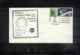 USA 1968 Space / Weltraum Apollo Unmanned Flight AS 502 - US Navy Recovery Force Ship USS New York Interesting Cover - Verenigde Staten