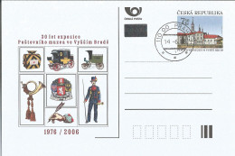 CDV 104 Czech Republic 30th Anniversary Of The Exposition Of The Post Museum In Hohenfurt'06 Heraldic Lion Mailbox Coach - Abadías Y Monasterios