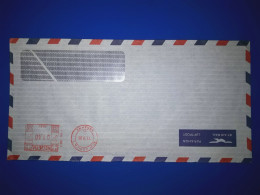 HELVETIA, Enveloppe D'air Diffusée Avec Affranchissement Mécanique. Année 1986. - Used Stamps