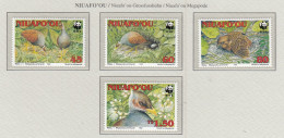 NIUAFO'OU 1992 WWF Birds Mi 233-36 MNH Fauna 818 - Otros & Sin Clasificación