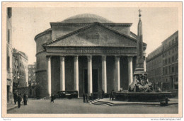 1934 CARTOLINA  CON ANNULLO ROMA - Panteón
