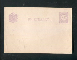 "NIEDERLANDE" Postkarte Mi. P 8aII ** (A1216) - Postal Stationery