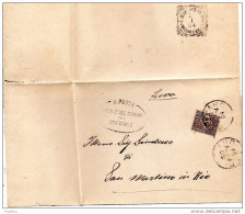 1904  LETTERA CON ANNULLO  SCANDIANO REGGIO EMILIA - Storia Postale