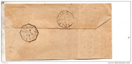 1885  LETTERA CON ANNULLO NUMERALE MACERATA + SERRAPETRONA - Poststempel