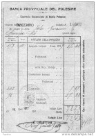 1917 BANCA PROVINCIALE DEL POLESINE - Italië