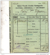 1913 BANCA PICCOLO CREDITO ROMAGNOLO - Italien